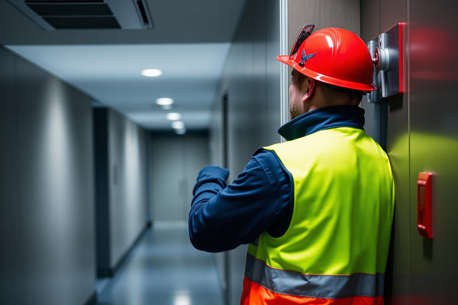 Langford Group technician on site
